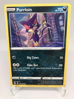 Pokémon karta Purrloin 106/189 Darkness Ablaze
