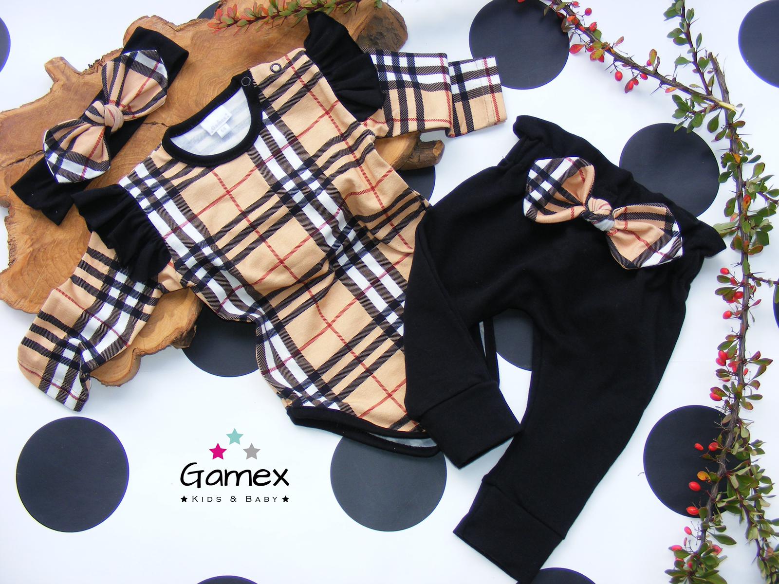 Dívčí souprava Kostkovaná