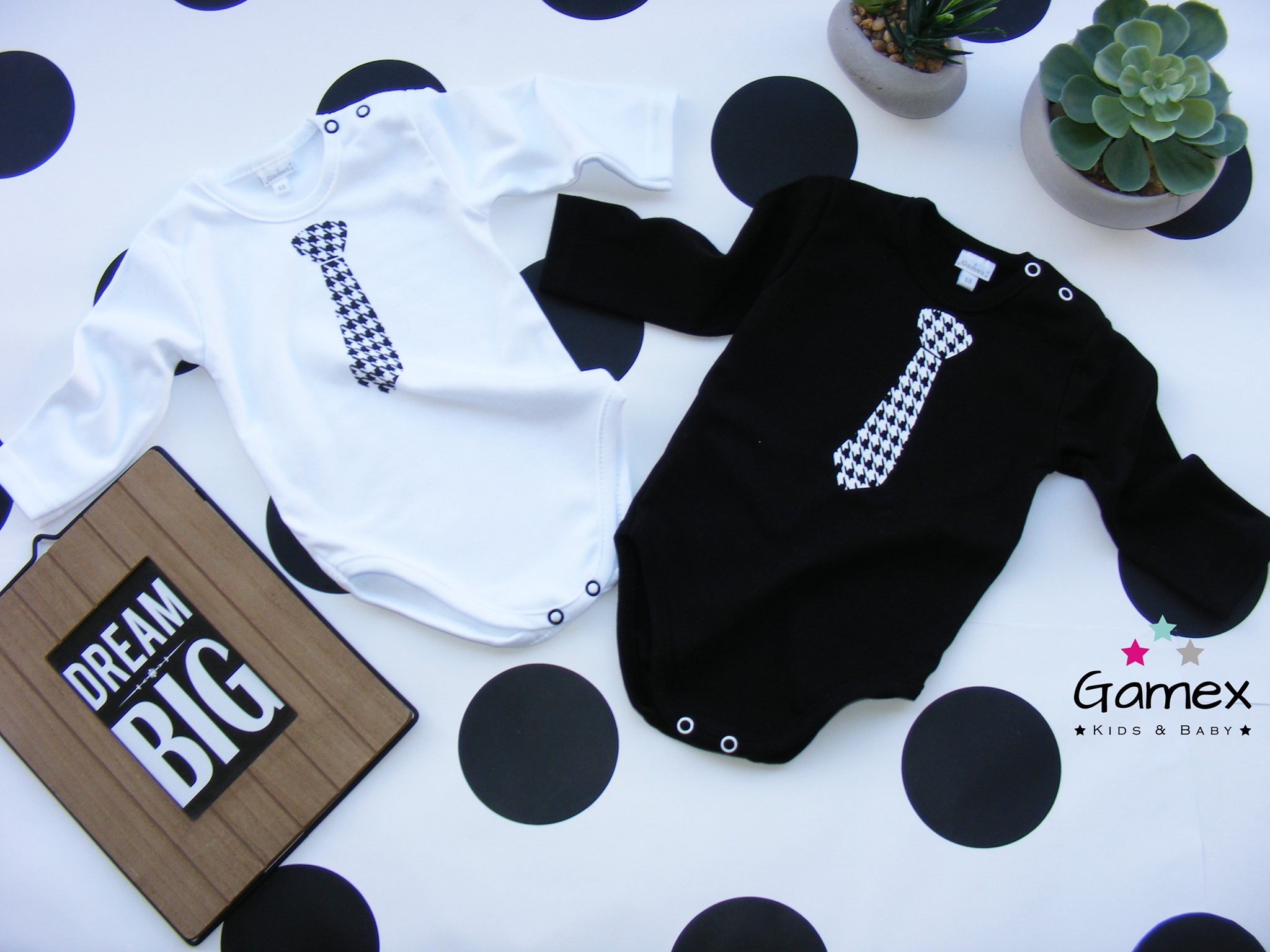 Dětské body s kravatou