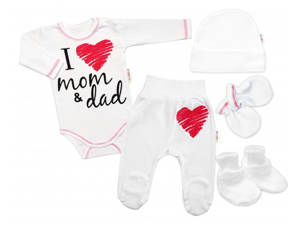 Kojenecké oblečení do porodnice ❤️ Červená