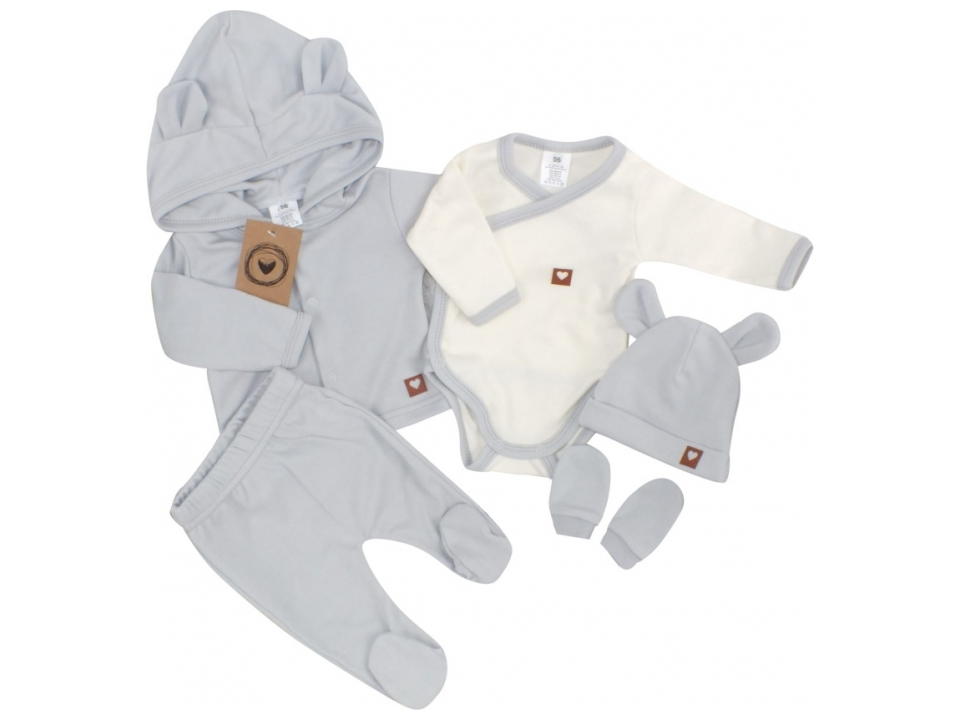 Kojenecké oblečení do porodnice Šedá
