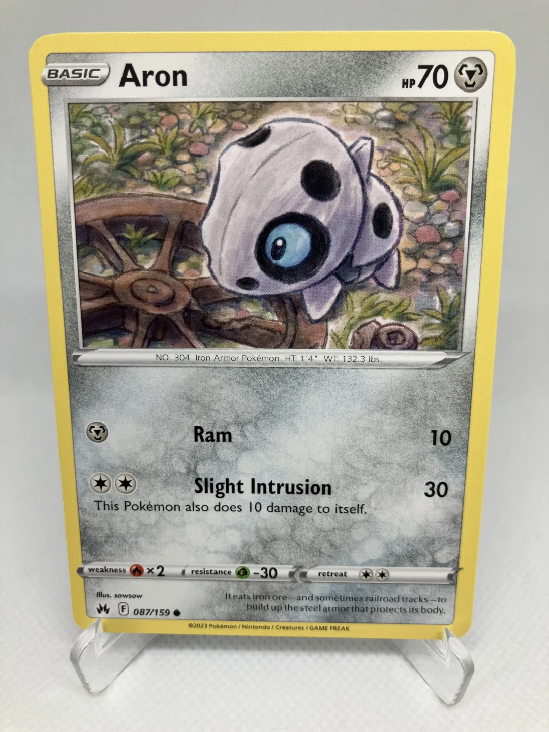Pokémon karta Aron 087/159 Crown Zenith