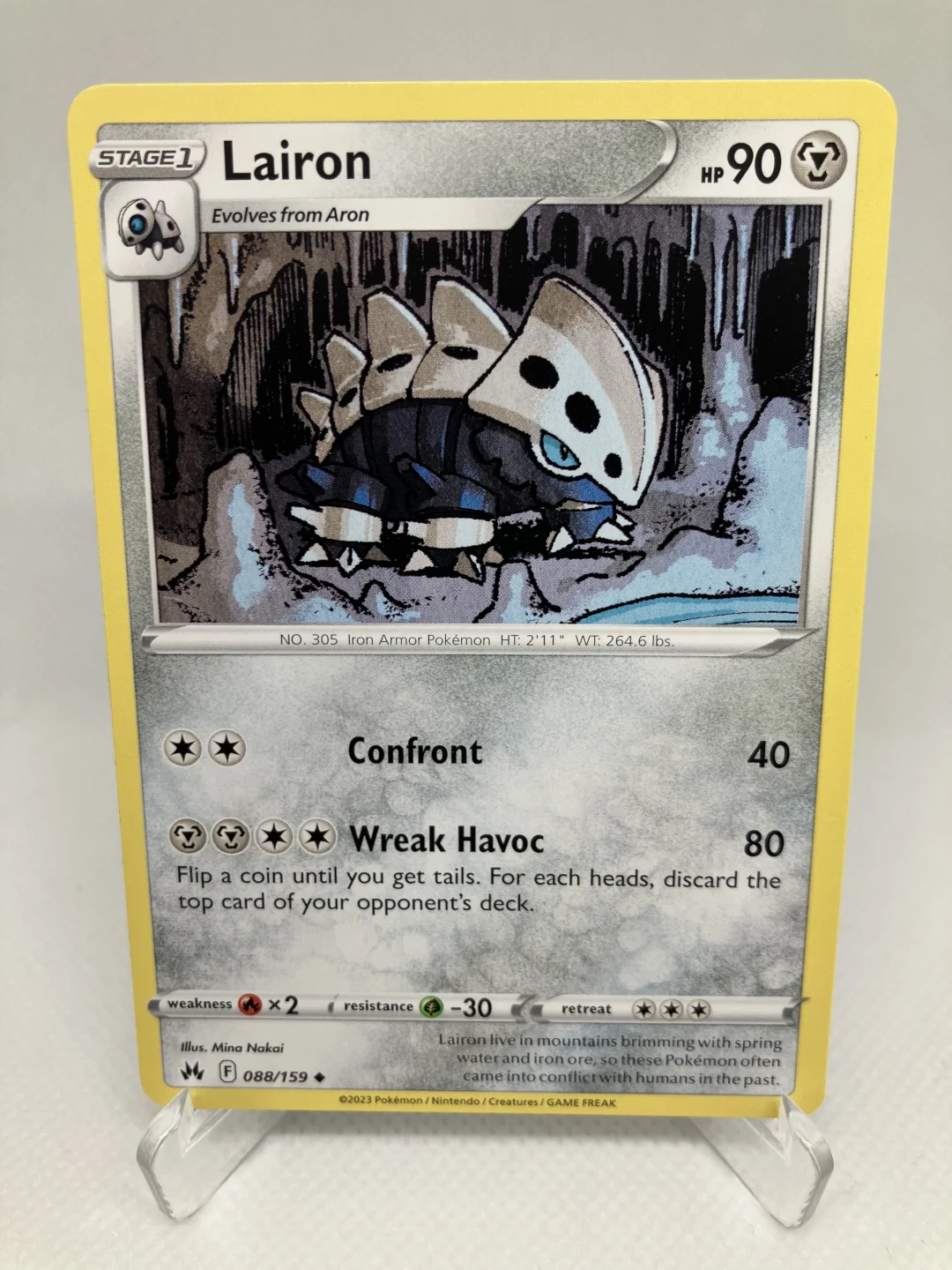 Pokémon karta Larion 088/159 Crown Zenith