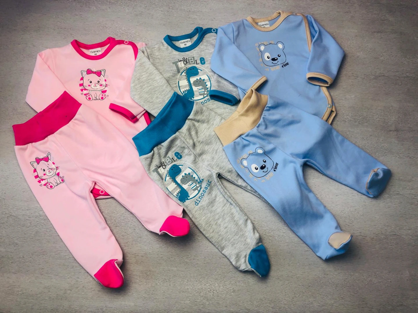 Kojenecká souprava 3 barvy