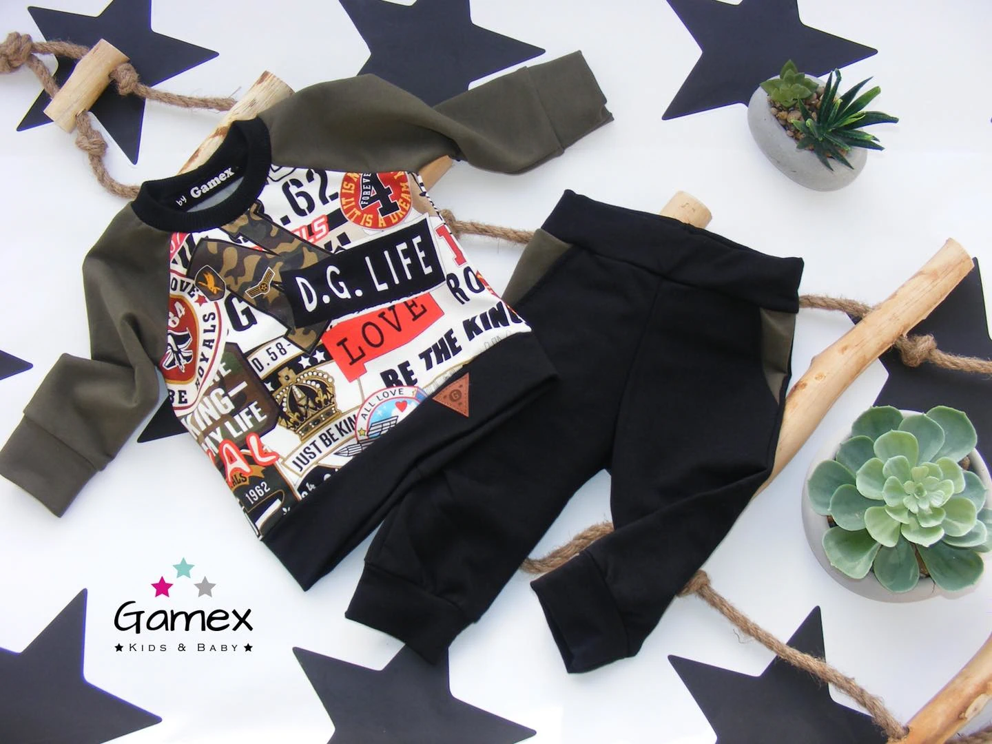 Kojenecká souprava Letní kostkovaná