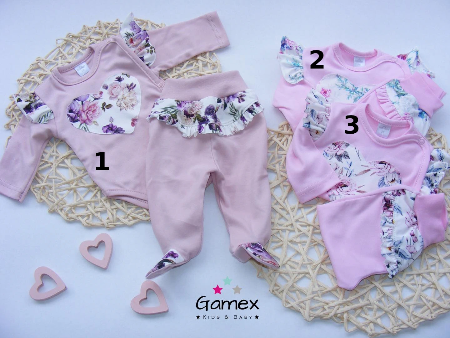 Kojenecká souprava Heart